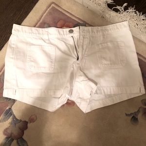 Size 10 Loft by Ann Taylor white jean shorts